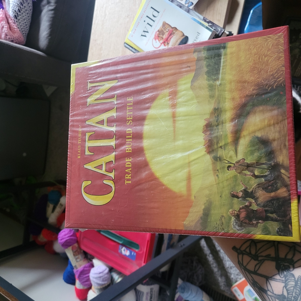 Catan Board Game - Red and Yellow